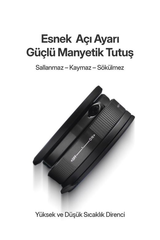 Powerway Tt77 Manyetik Araç Içi Telefon Tutucu – Katlanabilir 360°