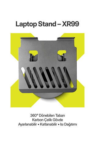 Powerway Xr99 Yüksek Kalite Metal Ayarlı Laptop Macbook Uyumlu Notebook Tablet Tutucu Altlık Stand