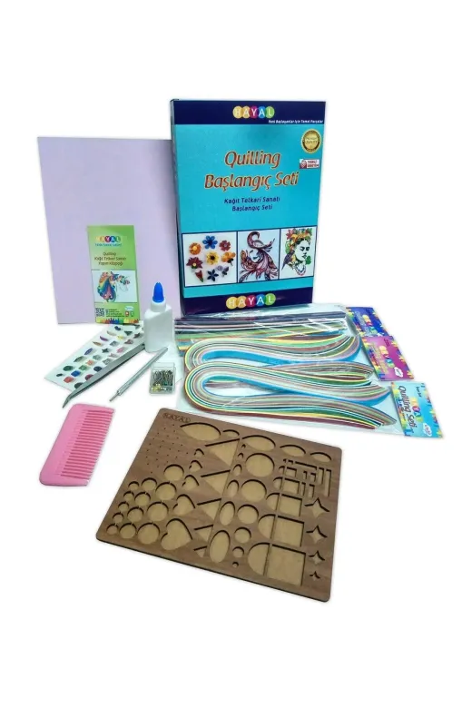 PRA-3490889-9695 Yeni Başlayanlar Için Quilling Başlangıç Seti - Set No:2