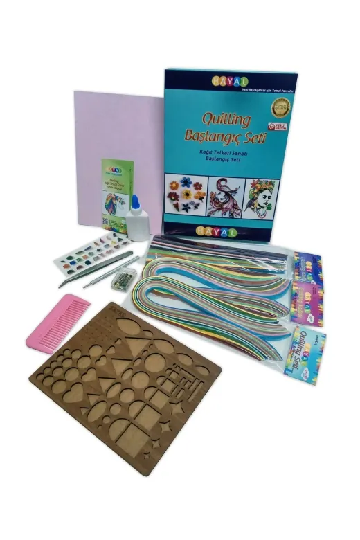 PRA-3490889-9695 Yeni Başlayanlar Için Quilling Başlangıç Seti - Set No:2