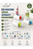 Pratik Diş Macunu Sıkma Aparatı Çevirmeli Diş Macun Sıkacağı 1 Adet