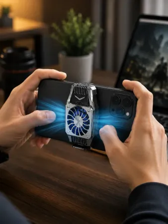 Pratik Telefon Soğutucu Fan Kablosuz Kullanım İçin
