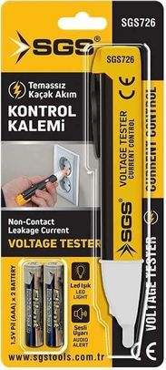 PRATİKOBA 123139087 Mey İthalat Sgs 726 Temassız Kontrol Kalemi 90-1000 Volt