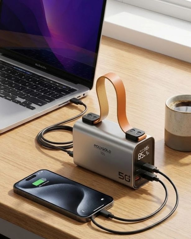 PRATİKOBA MEYTDUCZZZ100WPOWER-BLMY Mey İthalat 50000 Mah Powerbank Süper Hızlı Şarj Led Dijital Göstergeli Taşınabilir Şarj Cihazı Çok Renkli