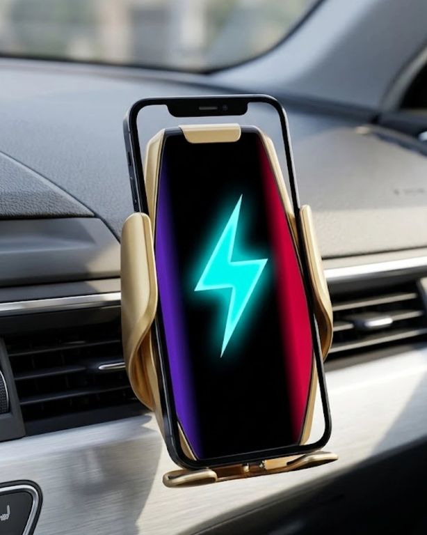 PRATİKOBA MEYTDUCZZZS7SENSÖRLÜTELEFONTUTUCU-3-BLMY Mey İthalat Araç Havalandırma Telefon Tutucu Kablosuz Şarj Destekli Akıllı Sensörlü