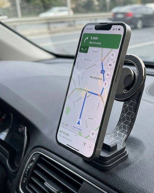 PRATİKOBA MEYTDUCZZZZJ11TELEFONTUTUCU-1-BLMY Mey İthalat Araç İçi Manyetik Telefon Tutucu Katlanabilir Navigasyon Standı
