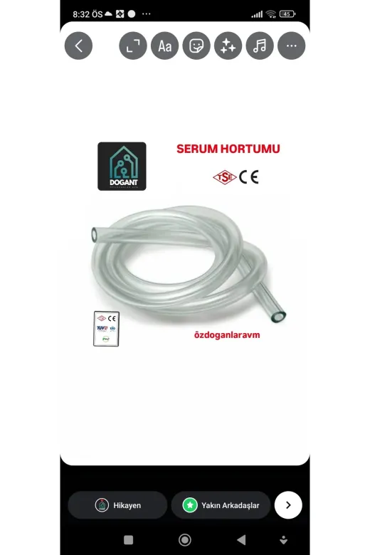 Premio SHD-0152 2 Metre Klima Drenaj Tahliye Serum Hortumu