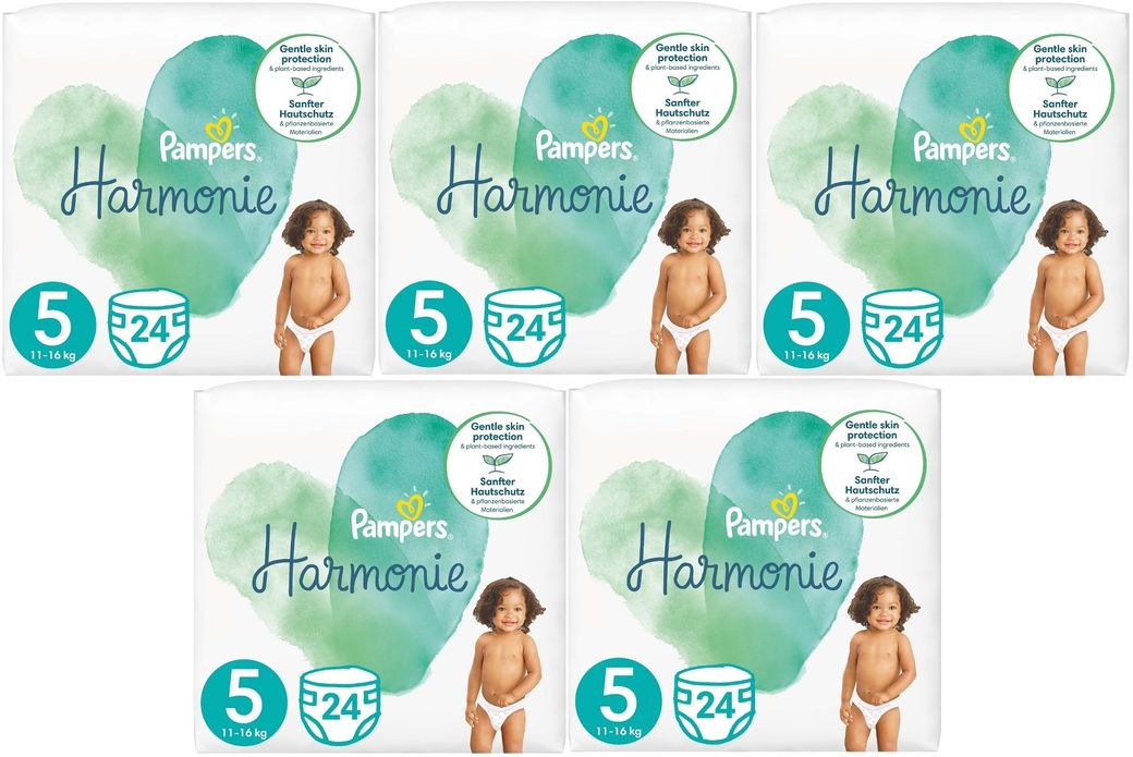 Prima Pampers Harmonie Bebek Bezi 5 Beden 11-16 KG Junior 120 Adet MeGa Ultra Fırsat Pk
