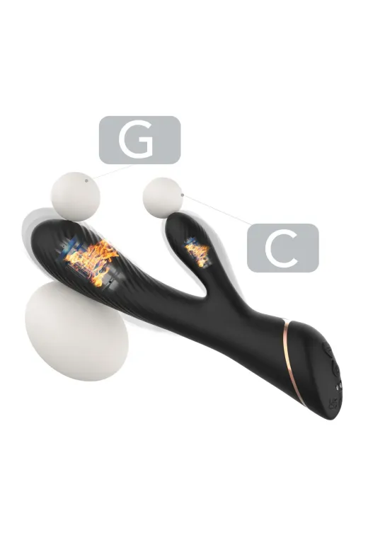 Prime Toys Spiry Şarjlı Tırtıklı G Nokta Ve Klitoris Uyarıcı 2 In 1 Vibratör