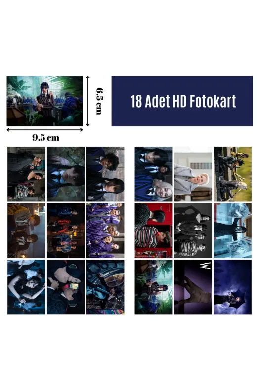 PrimeShoping WEDNESDAY_FOTOKART Wednesday Fotokart Seti