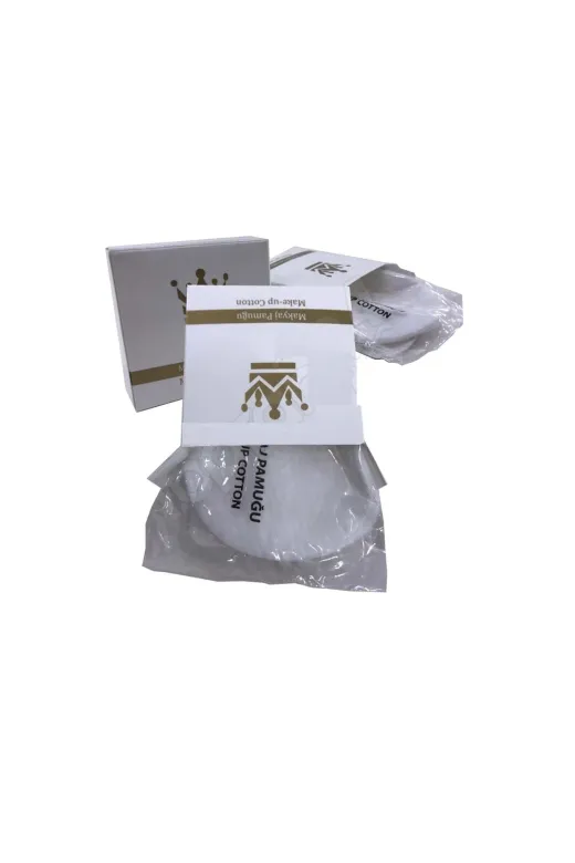PRİVATE 86981738474010 1000 Adet Makyaj Pamuğu 2 Li Kutulu Paket Otel Buklet Için Disk Şeklinde
