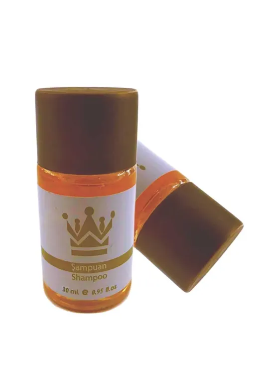 PRİVATE 86981738562500 2500 Çift Geniş Kapak Standart Otel Tipi Mini Duş Şampuanı 30 Ml Silindir Şişe Tek Kullan Kullan At
