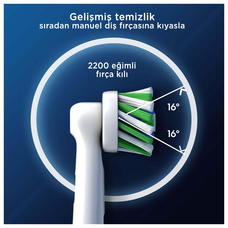 Pro Cross Action X-Filament Şarjlı Diş Fırçası Yedek Başlığı 4 Adet