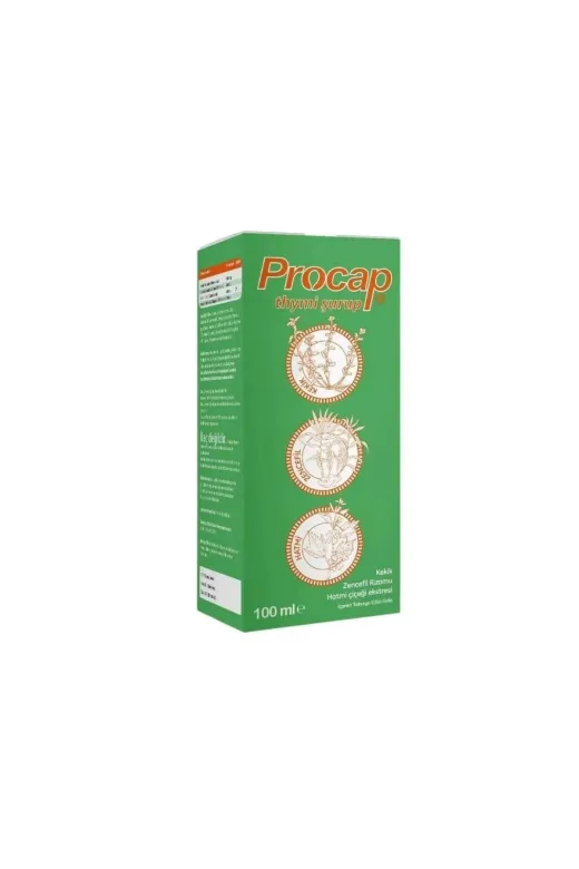 procap farmavantaj0131 Thymi Şurup Kekik  Zencefil Rizomu Ve Hatmi Çiçeği Ekstresi İçeren Takviye Edici Gıda 100Ml