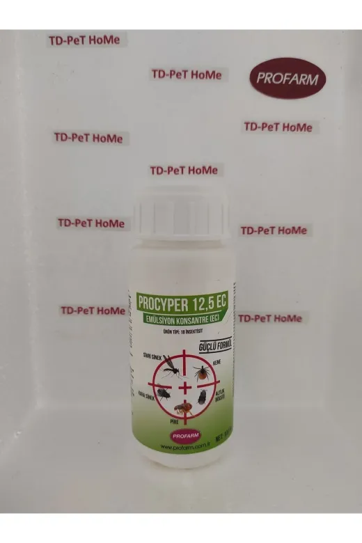 Profarm Procyper100 Procyper 12,5Ec 100Ml Bit Pire Kene Sinek (Kedi Köpek Kuş )