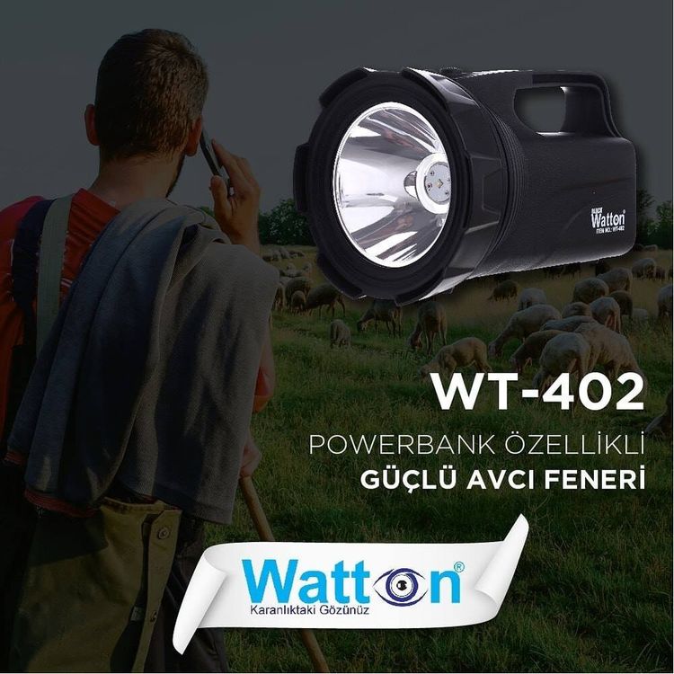 Profesyonel cı Feneri 30 W Gücünde Wt-402