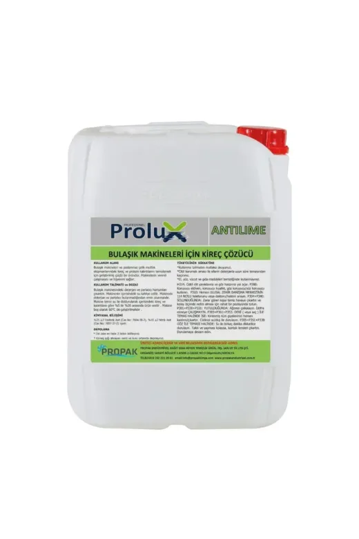PROLÜX TYCLV10Y6N171519935642432 Prolux Bulaşik Makineleri İçin Kireç Çözücü 5Kg
