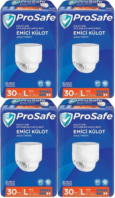 Prosafe Emici Külot Yetişkin Bezi Büyük-Large 120 Adet (4PK*30)