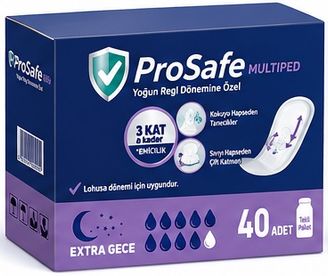 Prosafe Multiped Regl - Mesane - Lohusa Pedi L - Büyük - Large Extra/Gece 40 Adet