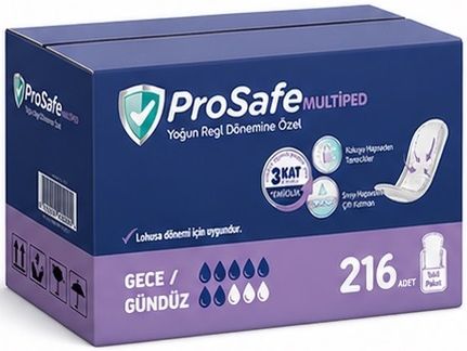 Prosafe Multiped Regl - Mesane - Lohusa Pedi S - Küçük - Small Gece/Gündüz 216 Adet