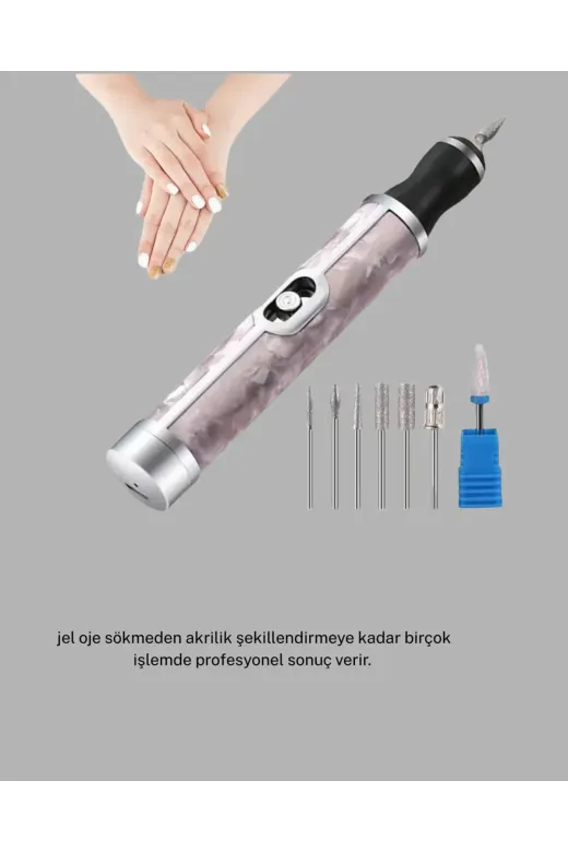 Protez Tırnak Kurutma Törpü Seti
