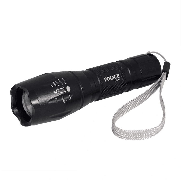 Ps-44 Cree T6 Led El Feneri, Yüksek Işık Gücü Ve Zoom Özelliği İle Profesyonel Aydınlatma Sunar. 18650 Şarjlı Pili Dahil, 130mm Kompakt Tasarımıyla Hemen Keşfedin