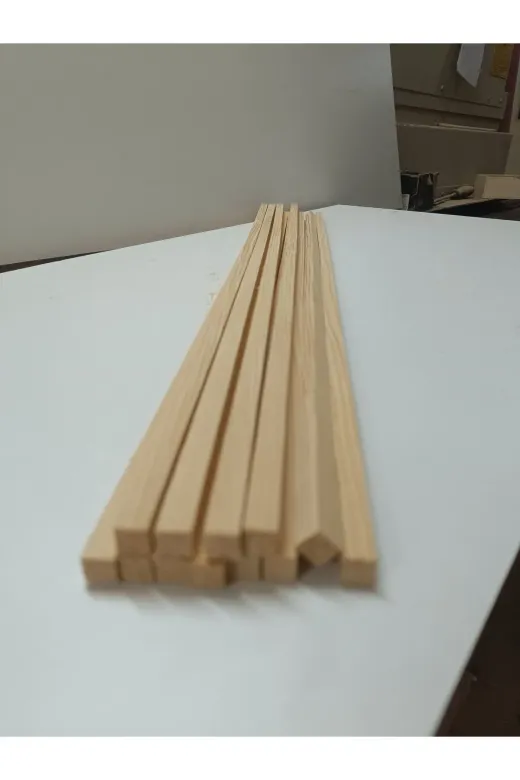 PSC 1.1.50 Ahşap Çubuklar 1Cm X 1Cm X 50 Cm ( 8 Adet)