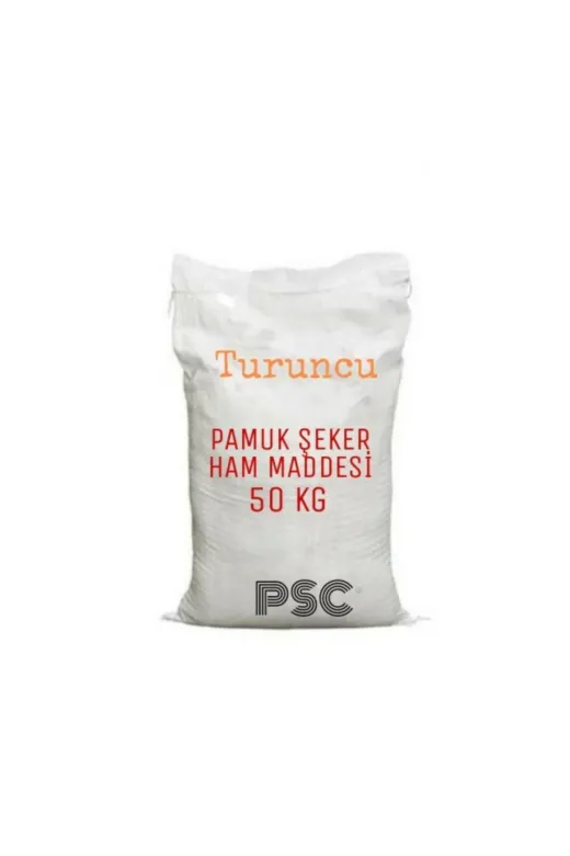 PSC PSC 50 KG HAMMADDE  TURUNCU Pamuk Şeker Hammaddesi 50 Kg Turuncu