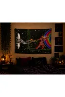 Psychedelic Duvar Örtüsü Halısı Wall Tapestry