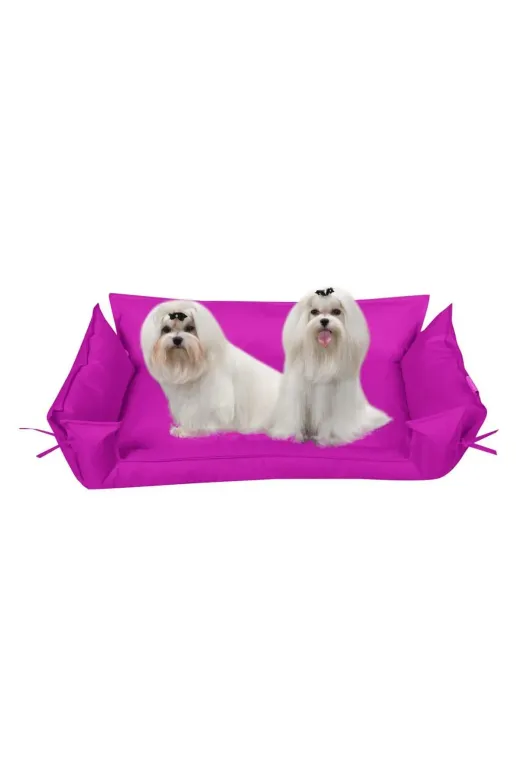 Pufumo b.pembe Kedi Köpek Yatağı-Minderi Pembe ( Büyük Boy )