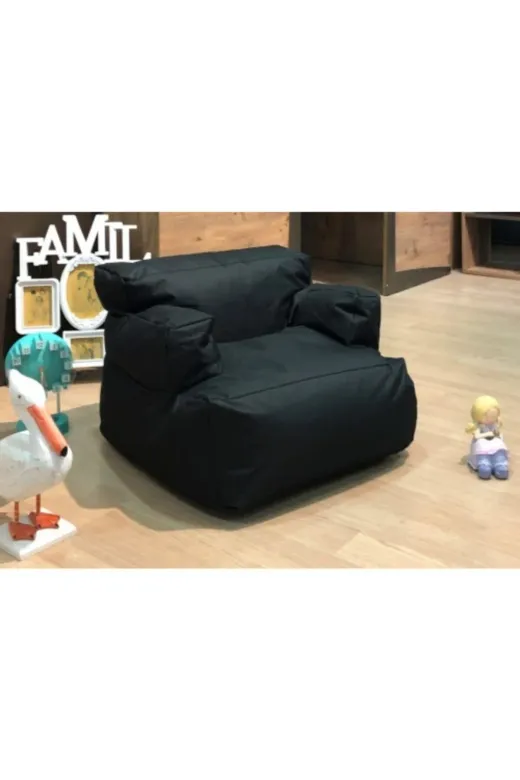 Pufumo TYC00048552604 Armutland Mini Relax Armut Puf Koltuk Siyah ( 1-8 Yaş )