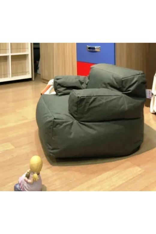 Pufumo TYC00048552604 Armutland Mini Relax Armut Puf Koltuk Gri ( 1-8 Yaş )
