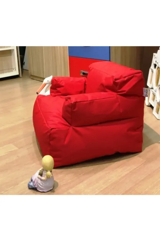 Pufumo TYC00048552604 Armutland Mini Relax Armut Puf Koltuk Kırmızı ( 1-8 Yaş )