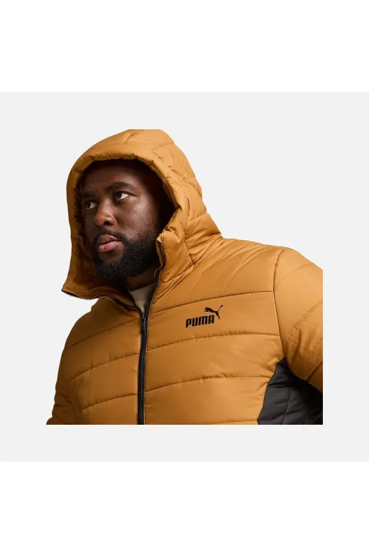 Puma 84893864 Essentials+ Padded Erkek Kahverengi Outdoor Mont