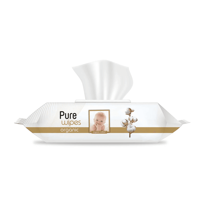 pure wipes esr130kjhkj Organik Pamuklu Bebek Islak Mendil 3X90 Adet