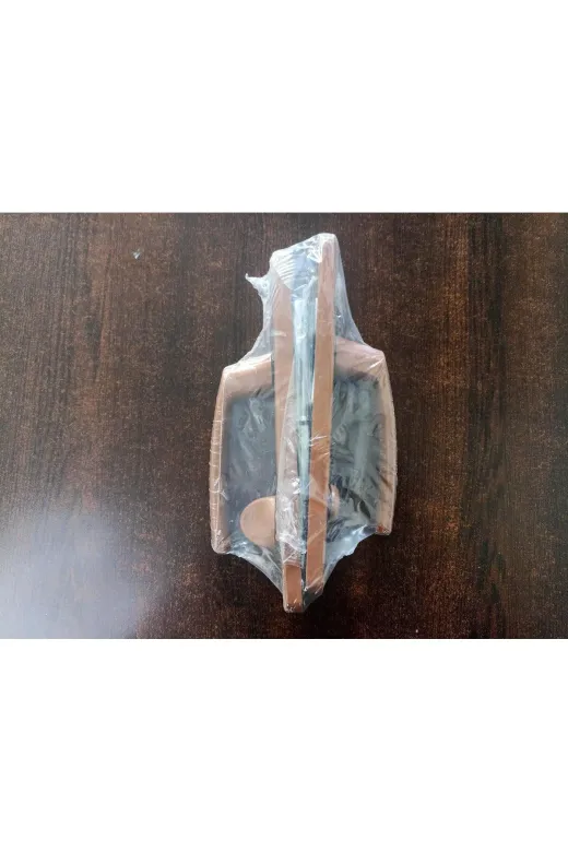 PVC WCKPKLKHRNG Banyo - Wc Metal Kapi Kolu Kahverengi Renk