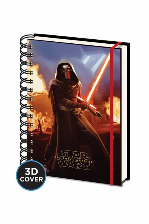 Pyramid International 5051265720009 A5 3 Boyutlu Defter Star Wars Episode Vii Kylo Ren