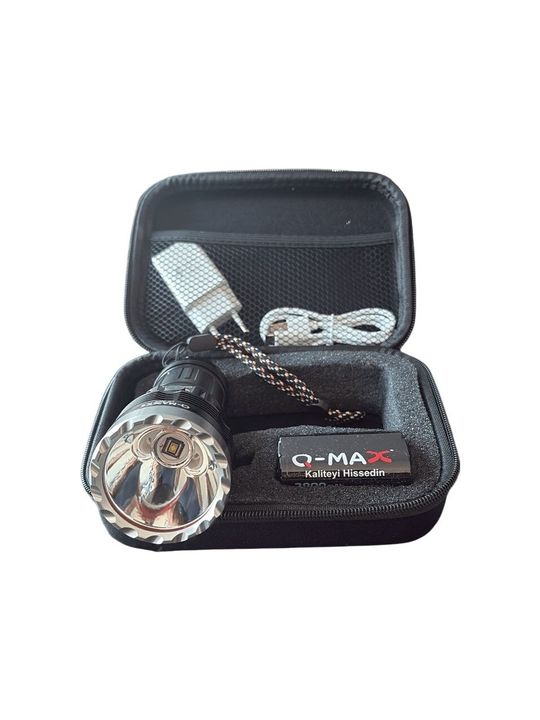 Q-Max Ps-3600 Şarj Edilebilir Pofesyonel Avcı El Feneri