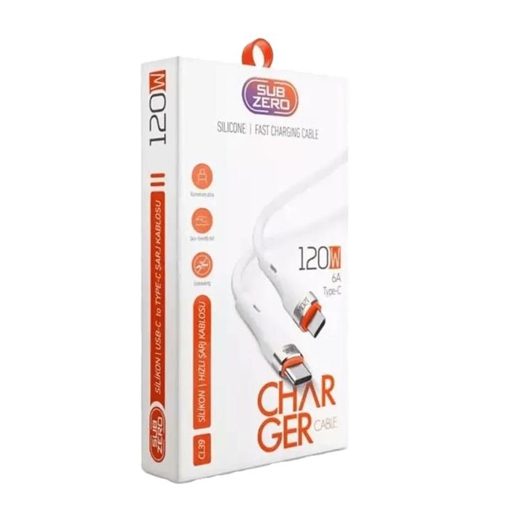 Q7gy3Sue5C Subzero Cl39 120W Pd Type-C Hızlı Şarj Data Kablosu 1Mt (Saliseli)