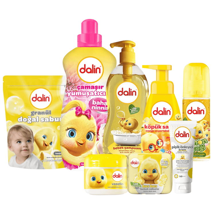 Q7ZjKXlMu2 Dalin Bebek Bakım Seti 9 Parça