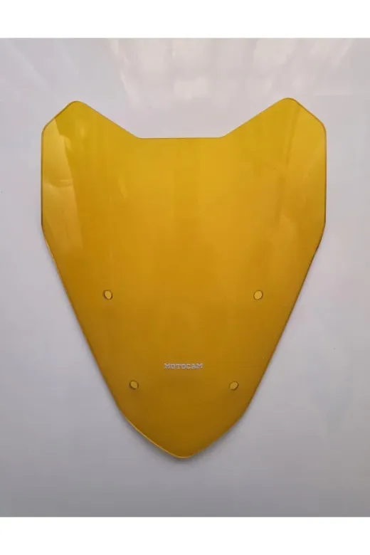 QJ ATR 125 Ön Cam 2023-2026 Model 40cm Sarı Renkli SPORTİF