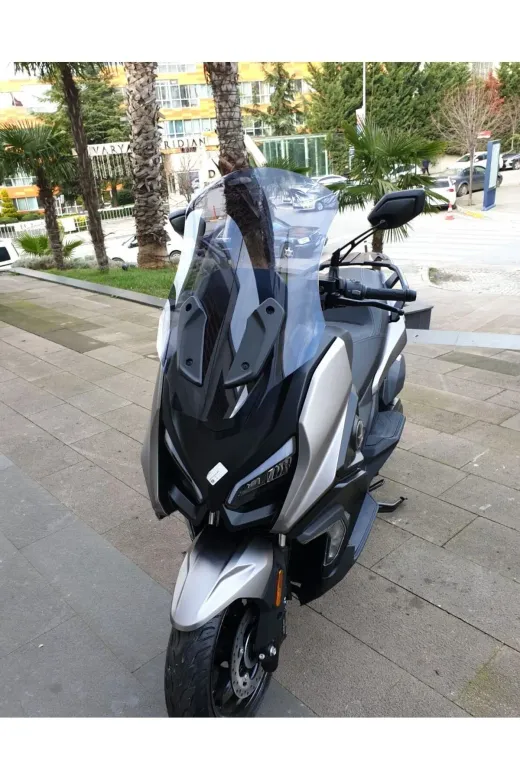 QJ Fort 350 Ön Cam 2023-2026 Model 74cm Füme Renkli 4mm UZUN