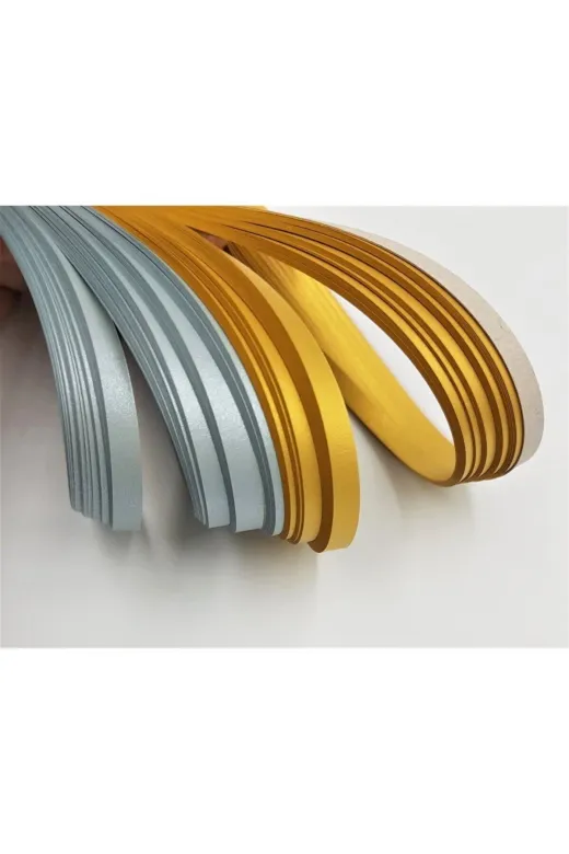 QKS-10mm-GMS-50-QuillingSeti.com 10Mm Gümüş Gri Renkli 50 Adetli Sedefli Quilling Kağıdı