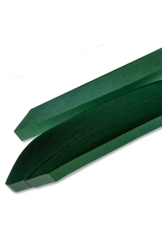 quilling QKS-1-50 Petrol Yağ Yeşili (Nefti Yeşil) 1 Cm Telkari Kağıdı - 50 Adetli