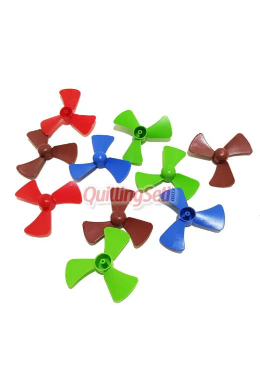 QuillingSeti-PRVN-SET-10lu Quillingseti Plastik Deney Motoru Pervane Seti - 10 Adet