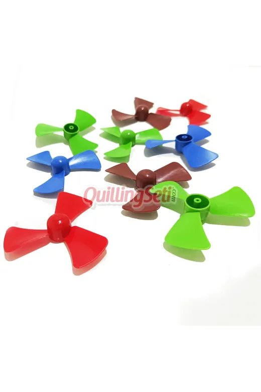 QuillingSeti-PRVN-SET-25 Quillingseti Plastik Deney Motoru Pervane Seti - 25 Adet