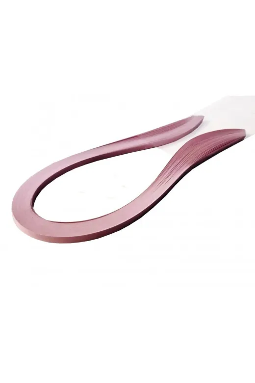 Quillingseti.com-1cmx50cm Quillingseti 1Cm Bebek Pembe Renkli Quilling Kağıdı - 50Li