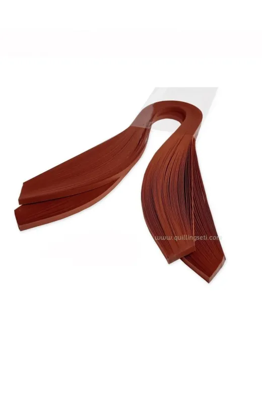 quillingseti.com-kgd-5mm-200lu Quillingseti 5Mm Kiremit Kırmızısı Renk Quilling Kağıdı 200'lü