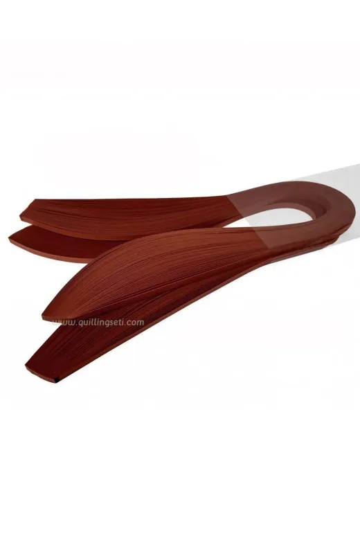 quillingseti.com-kgd-5mm-200lu Quillingseti 5Mm Kiremit Kırmızısı Renk Quilling Kağıdı 200'lü