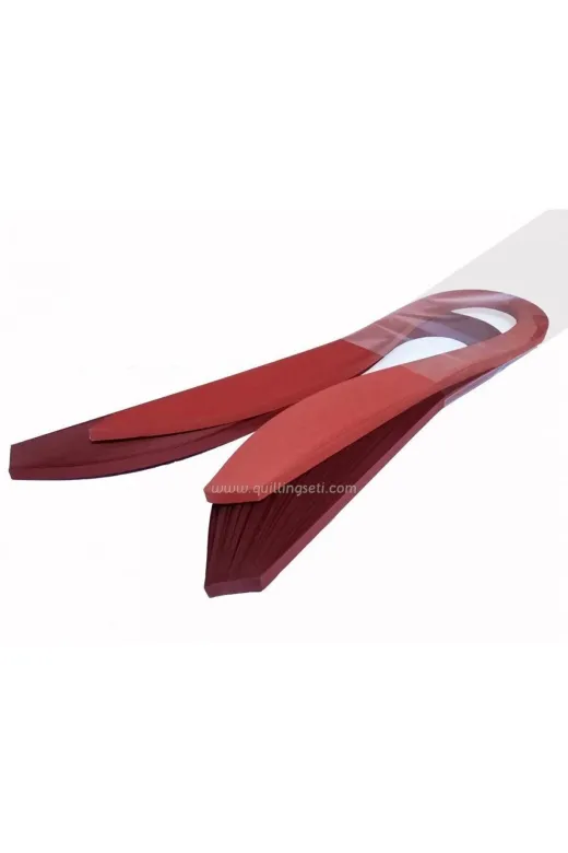 quillingseti.com-kgd-5mm-200lu Quillingseti 5Mm Kırmızı Ve Koyu Kırmızı Renk Quilling Kağıdı - 200'lü